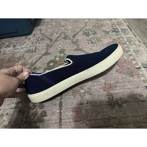 Rothy's The Slip On Terry Sapphire Fabric Low Top Lifestyle Sneakers Women’s 12 - Picture 8 of 11